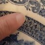 Beautiful Antique Blue and White Transferware Willow Pattern Small Platter, by D. Methven & Sons, Kirkaldy, Scotland, Circa 1847-1864 Image 9