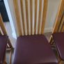 6 solid oak dining chairs Image 4