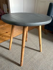 Concrete side table