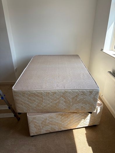 Free 5ft bed, mattress and headboard  - need gone asap