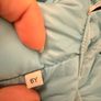 Authentic Moncler Kids Light Blue Down Jacket with Fur Hood - Size 6Y Image 4