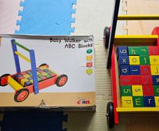 Wooden Tildo baby walker ABC blocks early learning
