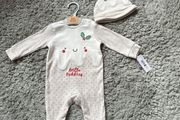Fab Christmas baby grow, new with tags
