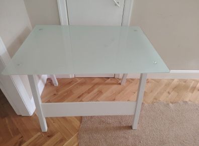 glass desk