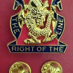 Us army, 14th infantry regiment, unit badge.