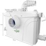 700W Sewerage Pump Macerator Toilet Waste Water Pump Image 2