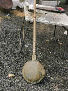 Old Brass Bed Pan 19th century