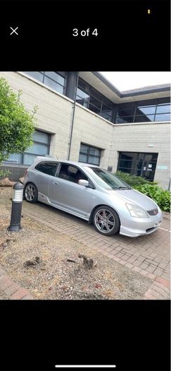 Ep3 track car  +  twin axle trailer