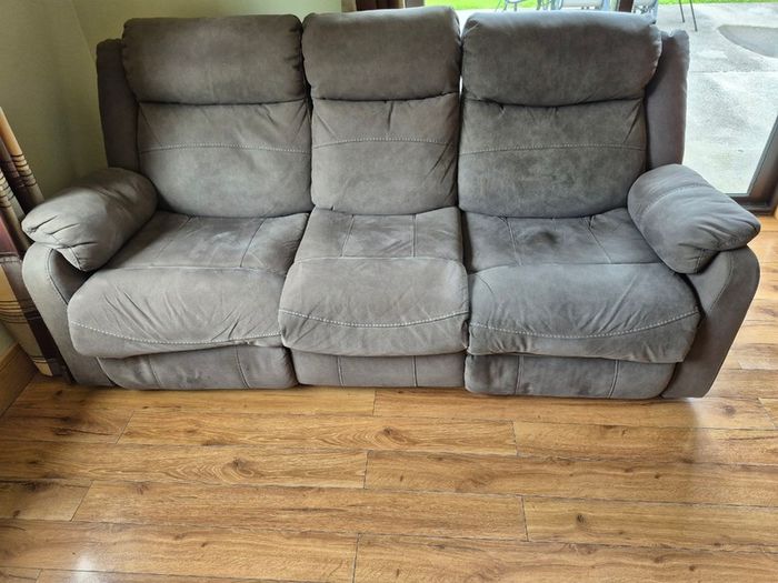 3 seater couch and armchair (recliner)