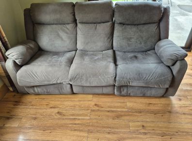 3 seater couch and armchair (recliner)