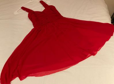 Girls stunning red dress New Look Age 10 11