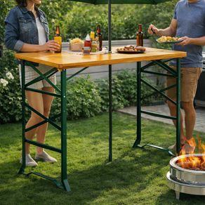 2-in-1 Picnic Garden Table height adjustable