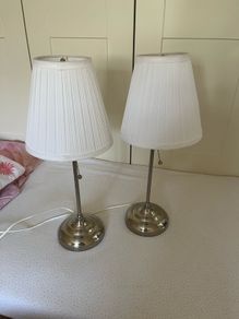 Two matching lamps