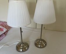Two matching lamps