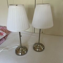 Two matching lamps