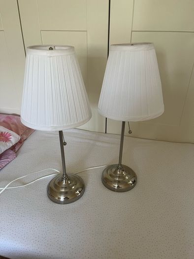 Two matching lamps