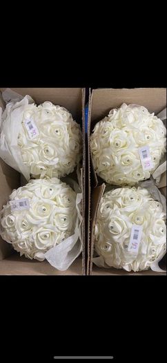 flowers ball foam with diamond pins