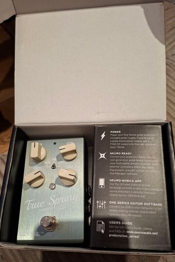 True Spring One Series Reverb Pedal