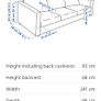 IKEA VIMLE 3 seater couch Image 4