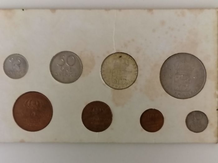 Sweden Uncirculated Coins Set 1968