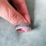 Treble Layered Sterling Silver Ring Image 5