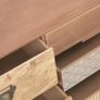 TV Cabinet with 5 Drawers 90x30x40 cm Solid Pinewood Image 2