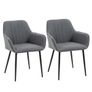 Mid-Century Dining Chairs, Dark Grey Image 2