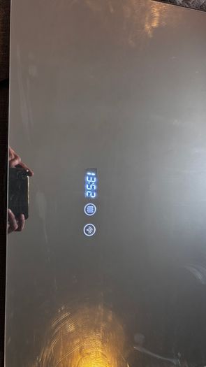 Led mirror for bathroom 70x50 dimmable 3 colours