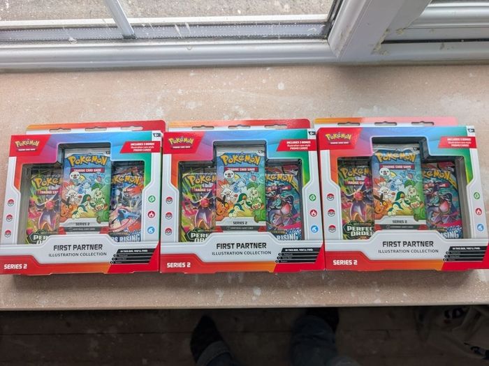 Pokemon First Partner Illustration Collection Series 2, Three Sets
