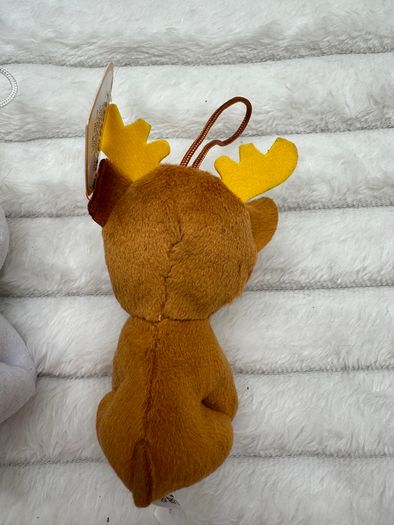 Reggie The Reindeer Ty Christmas Festive Mcdonalds Happy Meal Nicky Unicorn Dirty Used Please see pictures