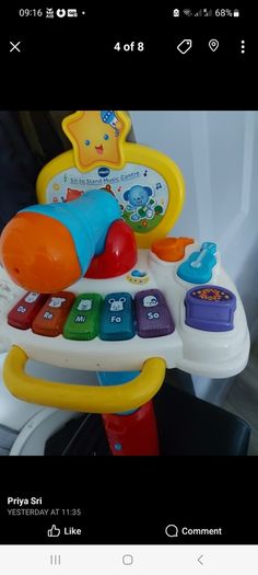 Bar stool..kettle..toys