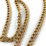 Vintage Gold Tone Link Necklace Image 10