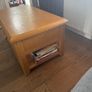 solid oak coffee table Image 4