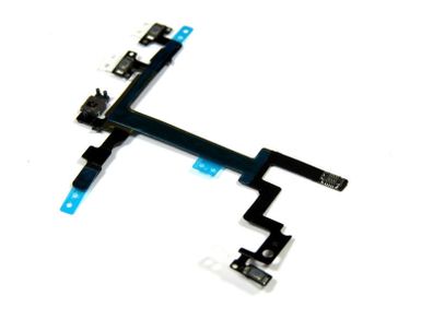 iPhone 5 Replacement Power On Off Volume Mute Flex Ribbon Cable and Mic