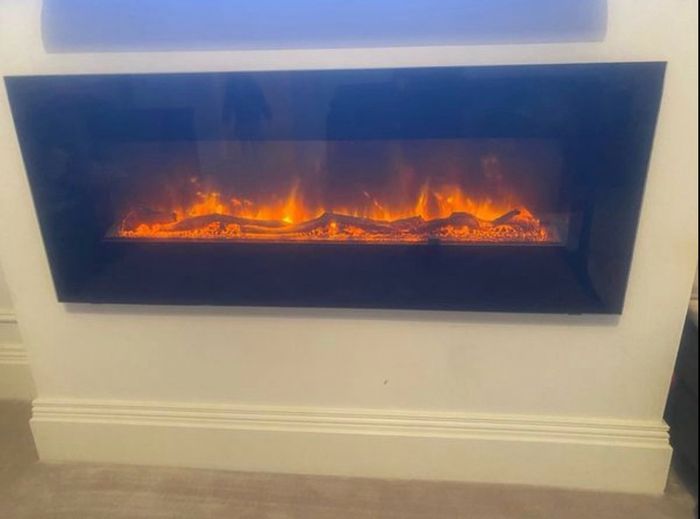 Stanley Argon 140cm Wall Mounted Electric Fire ARWH140 electric wall-mounted fire/heater.