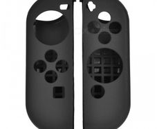 Nintendo Switch Joy-Con Controller Silicone Protective Case Protector Black Switch OLED
