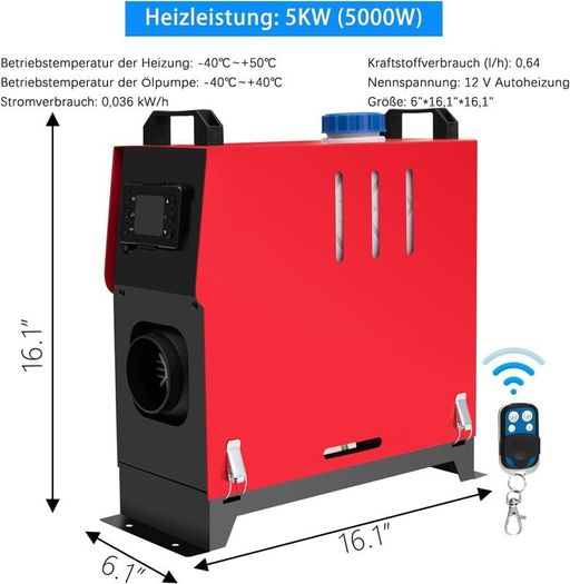 8KW 12V Car Diesel Heater Parking Heater Air Heater Car/Truck