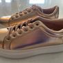 Asos trainers rose gold metallic Image 8