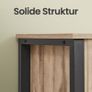 Industrial Sideboard Storage Cabinet Industrial Oak Brown 110 cm Image 5