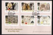 2018 Isle of Man The Anzac Memorials of Rayner Hoff Commemorative Stamps First Day Cover (FDC)