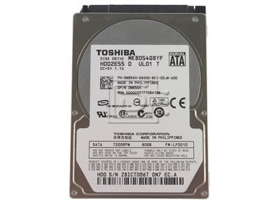 Toshiba 500GB Laptop HDD- 7200RPM