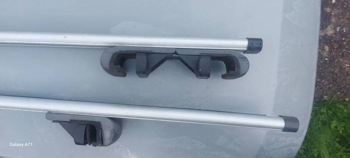 roof box and rails