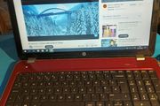 HP Pavillion 15.6 inch Laptop, Red, 4GB Ram, 128GB SSD, AMD A4-5000 APU with Radeon(TM) HD Graphics 1.5Ghz, Windows 10, Microsoft Edge, Chrome and VLC