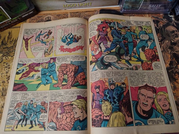 Fantastic Four ! Issue #47 ! by Stan Lee and Jack Kirby !! 1st App of Maximus the Mad ! 1st App of the Great Refuge Aka Attilan ! Silver Age Comic from 1966 ! by Marvel !