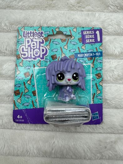 Littlest Pet Shop LPS Purple Komondor Dog Mop Maddy Mopton 1-121 DIRty Please see Pictures