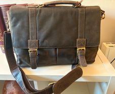 Leather Laptop Breifcase Bag