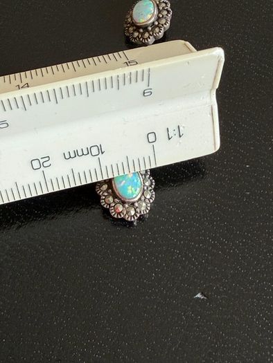 silver earrings