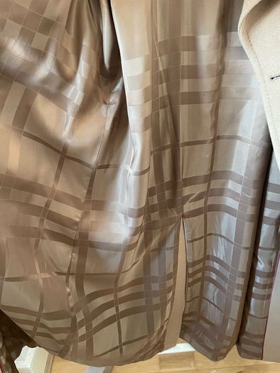 Burberry wool camel coat