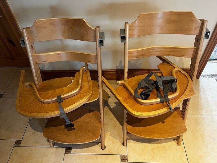 Wooden high chairs