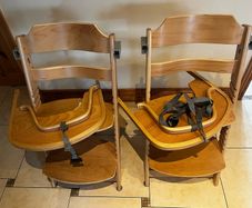 Wooden high chairs